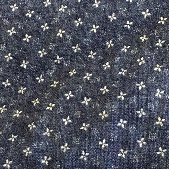 Patrick Assaraf blue printed linen shirt medium - Picture 5 of 8